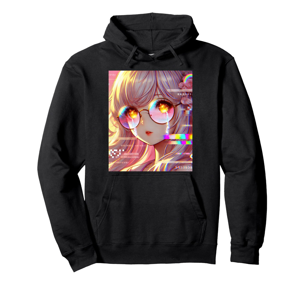Anime Vaporwave Egirl Aesthetic Hoodie - Fun Novelty Design for Adults - T-Shirt, Sweatshirt, Hoodie