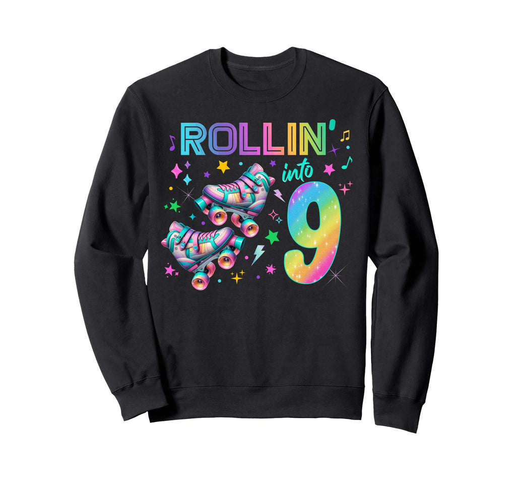 Roller Skates Birthday Outfit Sweatshirt - Streetwear Style Unisex - T-Shirt, Sweatshirt, Hoodie