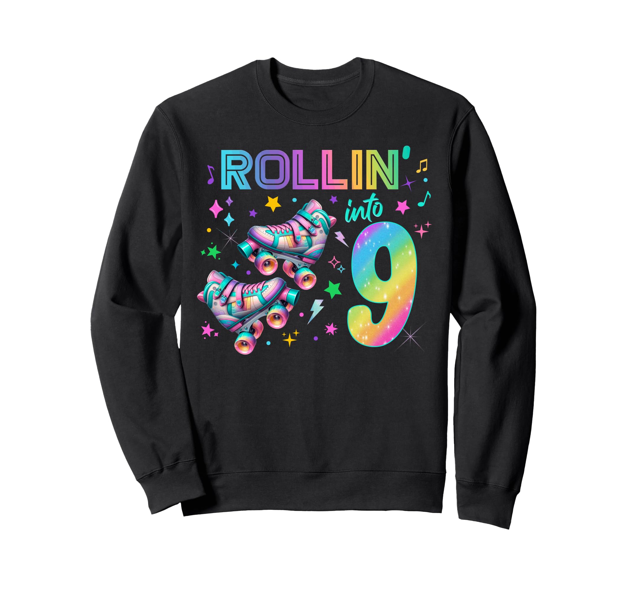 Roller Skates Birthday Outfit Sweatshirt - Streetwear Style Unisex - T-Shirt, Sweatshirt, Hoodie