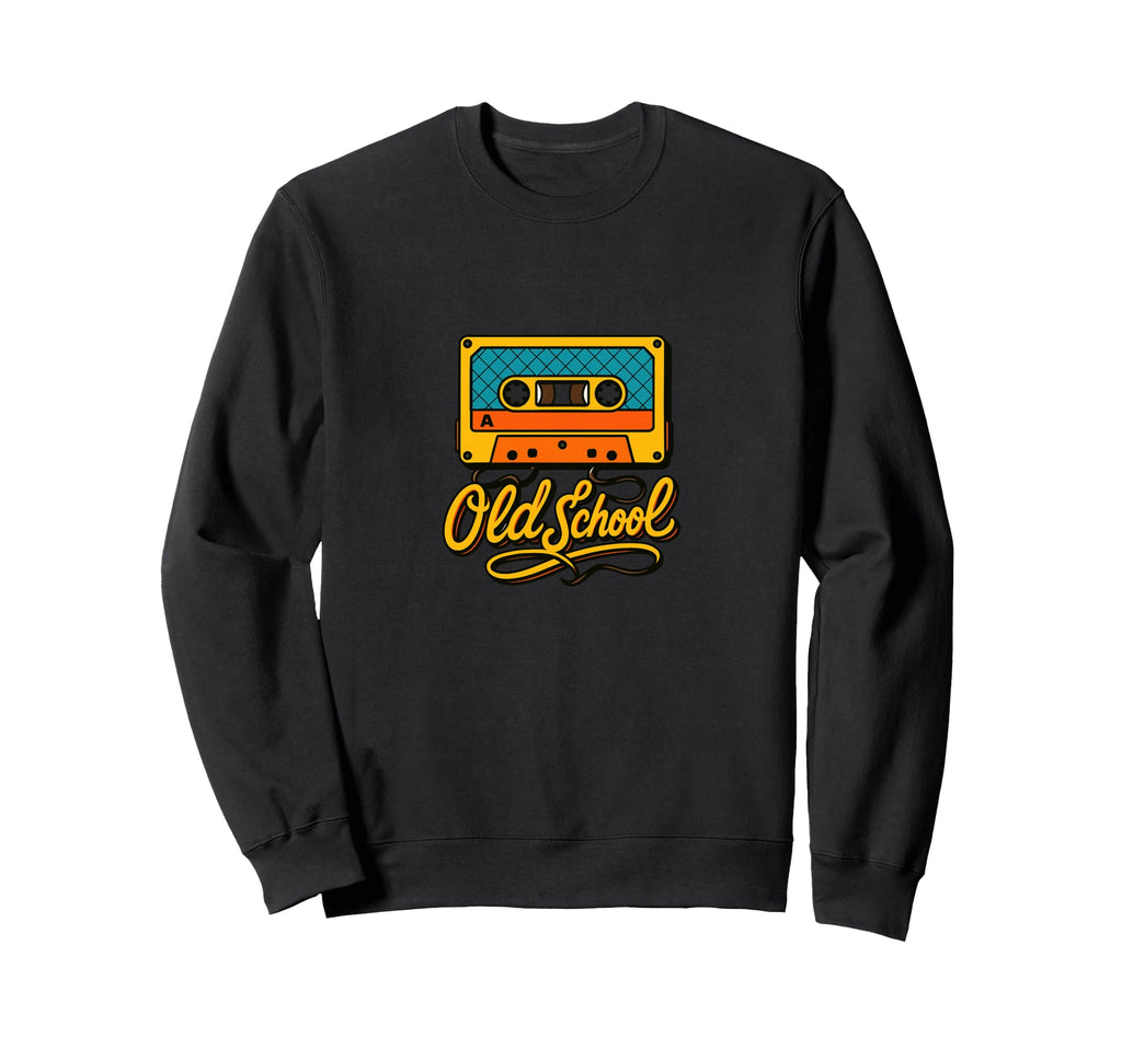 Old School Illustration Cassette Tape Sweatshirt - Streetwear Style Unisex - T-Shirt, Sweatshirt, Hoodie