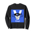 Old School Dj Vinyl Collector Sweatshirt - Minimalist Print for Adults - T-Shirt, Sweatshirt, Hoodie