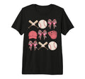 Baseball Mama Coquette Bow Baseball T-Shirt - Unique Graphic for Adults - T-Shirt, Sweatshirt, Hoodie