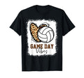 Bleached Volleyball Game Day Vibes T-Shirt - Minimalist Print Unisex - T-Shirt, Sweatshirt, Hoodie