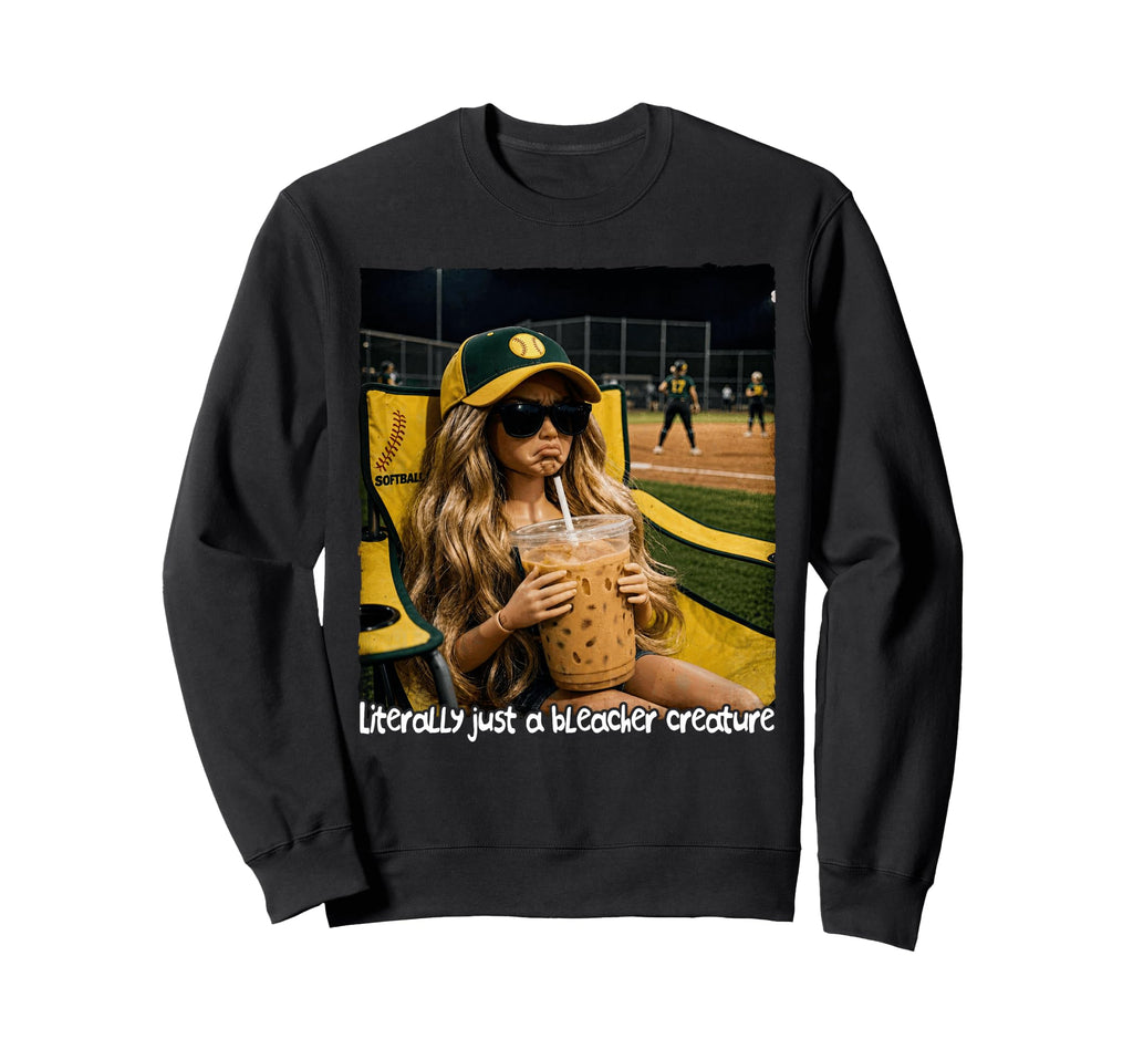 Softball Lover Ballfield Doll Just Sweatshirt - Trendy Graphic for Adults - T-Shirt, Sweatshirt, Hoodie