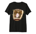 Baseball Glove Coquette Bow Leopard Mom T-Shirt - Novelty Apparel Unisex - T-Shirt, Sweatshirt, Hoodie