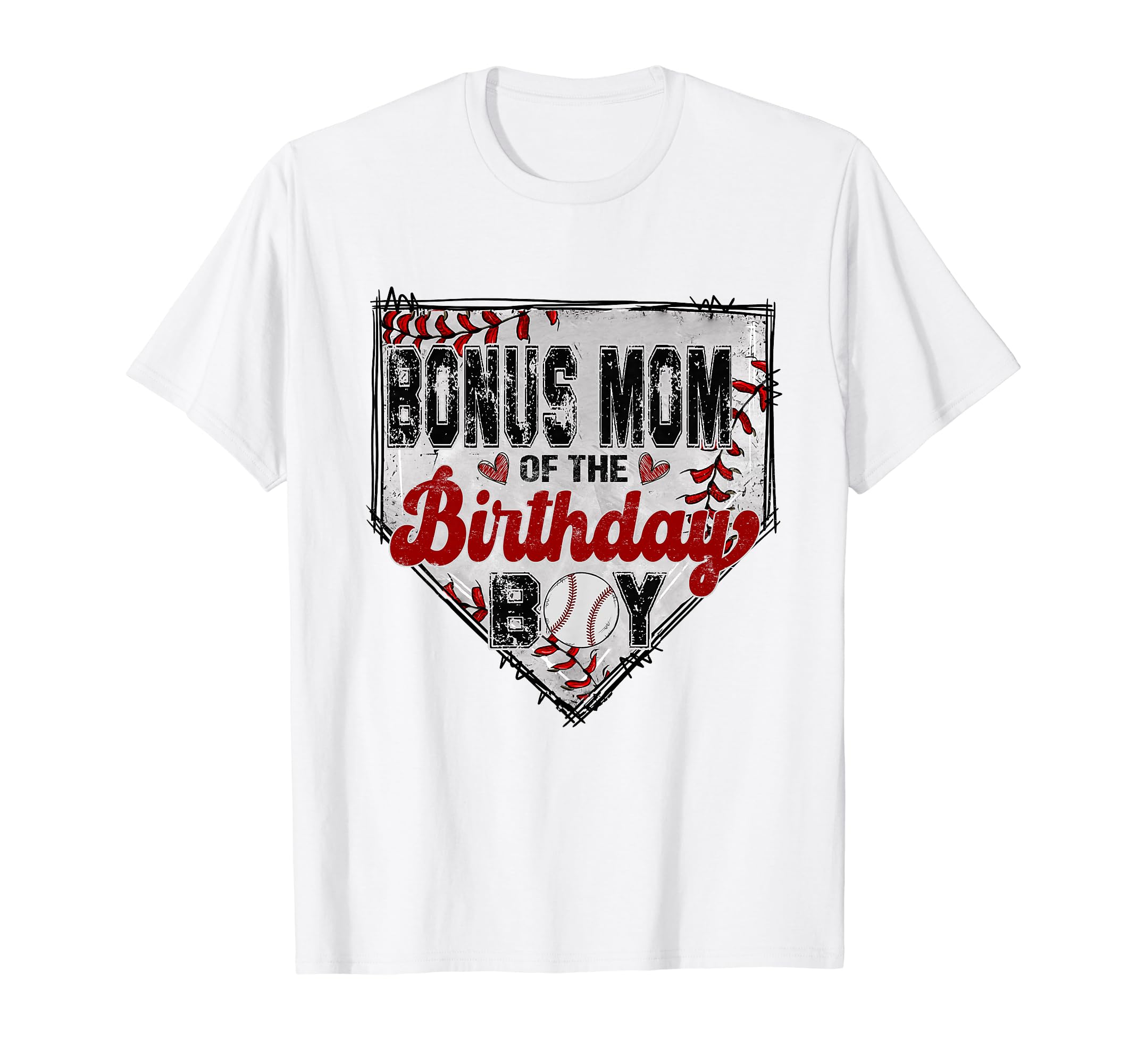 Bonus Mom Birthday Baseball Lover Family T-Shirt - Novelty Apparel Unisex - T-Shirt, Sweatshirt, Hoodie