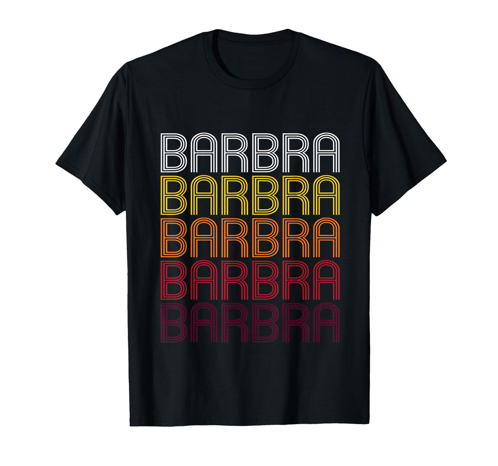 Barbra Wordmark Pattern T-Shirt - Unique Graphic Men Women - T-Shirt, Sweatshirt, Hoodie