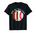 Mens Dad Ballers Funny Football Baseball T-Shirt - Unique Graphic Unisex - T-Shirt, Sweatshirt, Hoodie