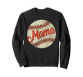 Baseball Mama Mom Mothers Day Sweatshirt - Custom Art Print for Adults - T-Shirt, Sweatshirt, Hoodie