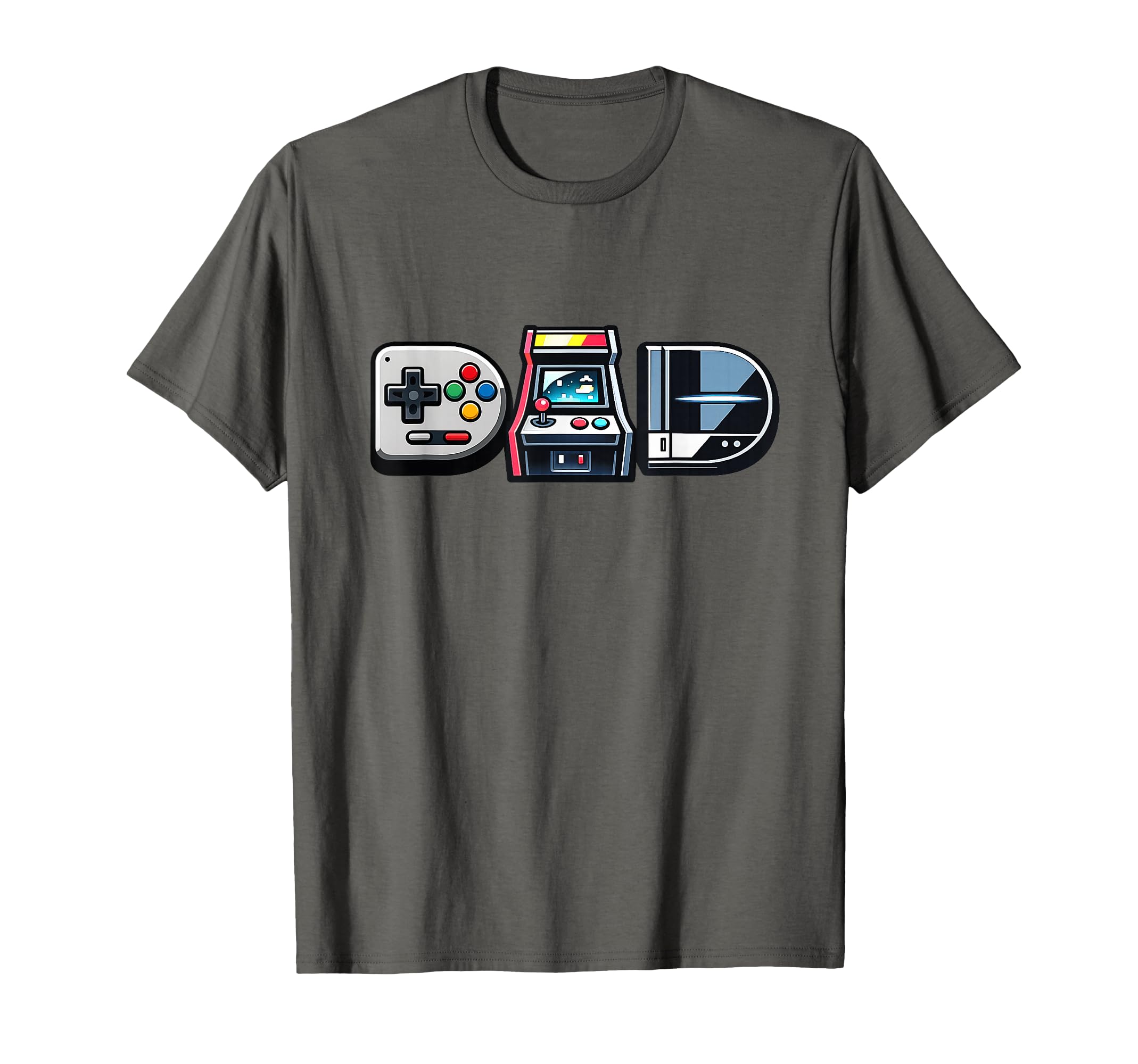 Gamer Dad Arcade Gaming Fathers Day T-Shirt - Graphic Print for Adults - T-Shirt, Sweatshirt, Hoodie