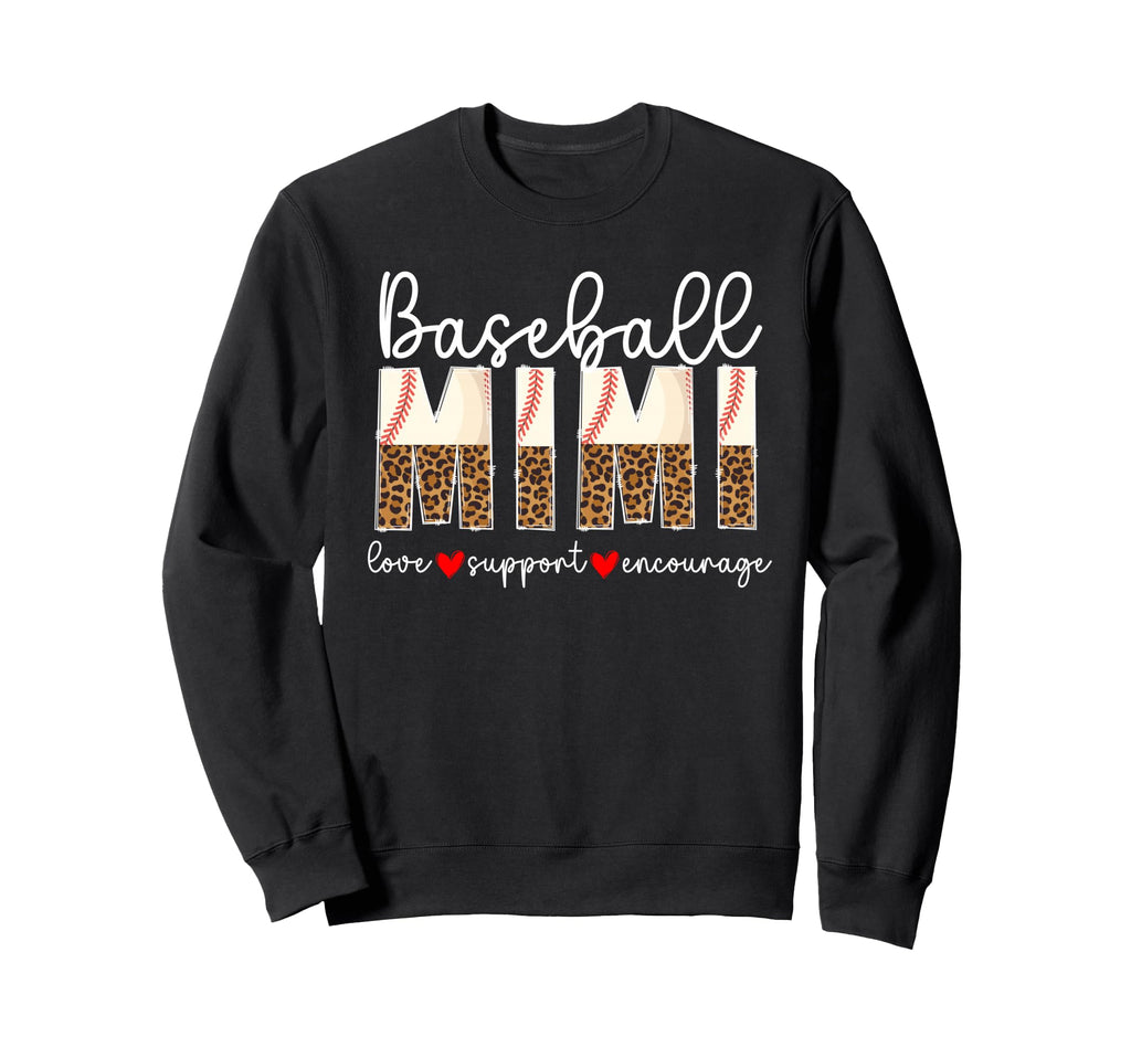 Baseball Mimi Love Support Mimi Sweatshirt - Graphic Print Men Women - T-Shirt, Sweatshirt, Hoodie