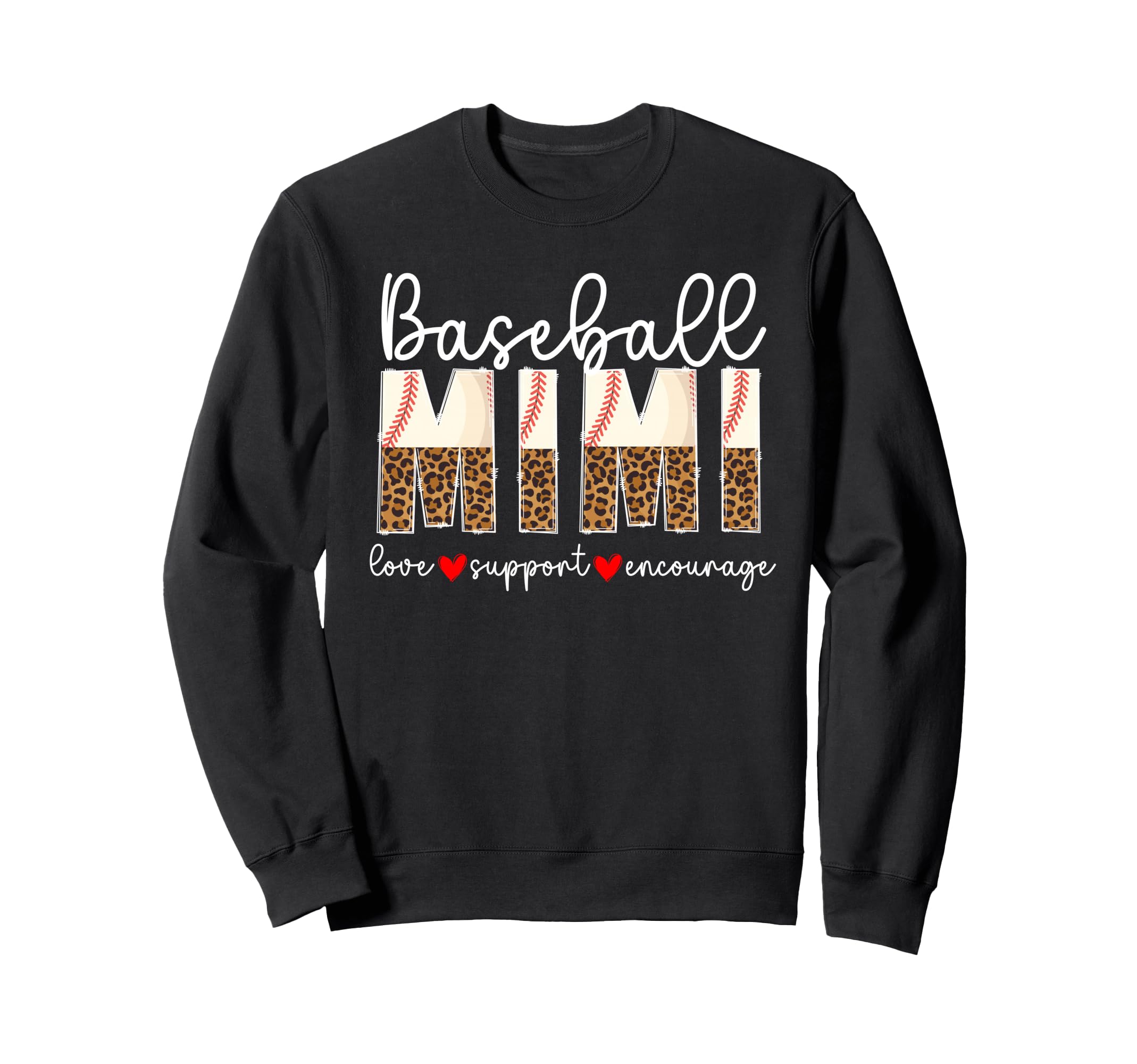 Baseball Mimi Love Support Mimi Sweatshirt - Graphic Print Men Women - T-Shirt, Sweatshirt, Hoodie