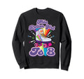 Roller Skating 8 Year Old 8Th Sweatshirt - Streetwear Style Men Women - T-Shirt, Sweatshirt, Hoodie