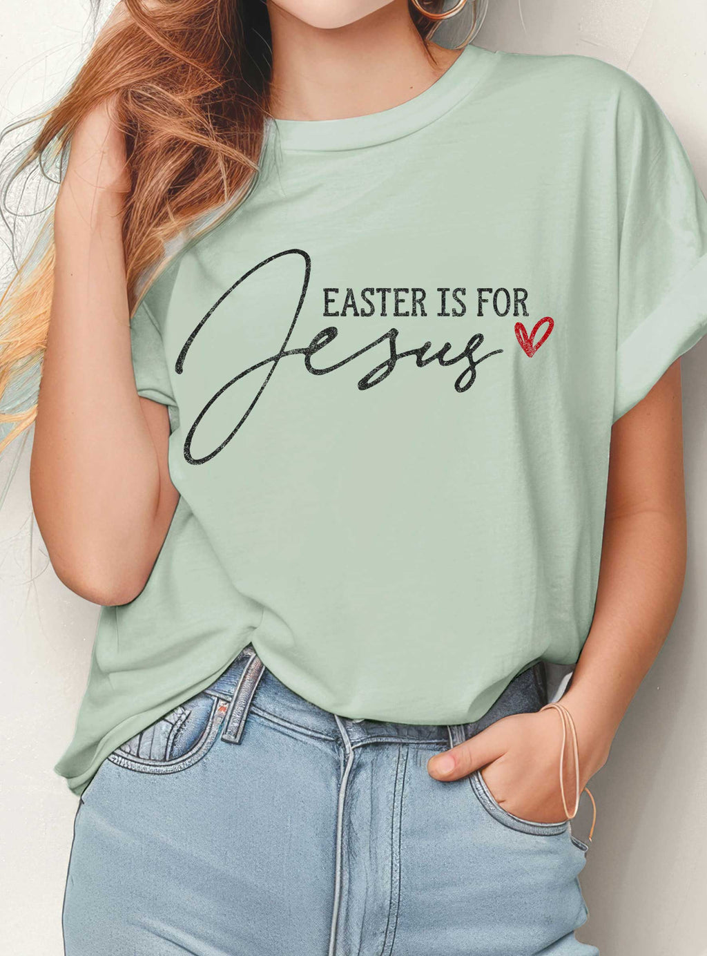 Easter Is For Jesus Graphic - Adult & Kids T-Shirts, Sweatshirts & Hoodies apparel design preview 1