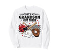 Proud Baseball Grandma Supporting Sweatshirt - Graphic Print Men Women - T-Shirt, Sweatshirt, Hoodie