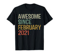 Awesome February 2021 5Th Birthday 5 T-Shirt - Custom Art Print for Adults - T-Shirt, Sweatshirt, Hoodie