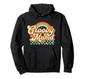 Groovy Mama Boho Floral Womens And Mom Hoodie - Unique Graphic Unisex - T-Shirt, Sweatshirt, Hoodie