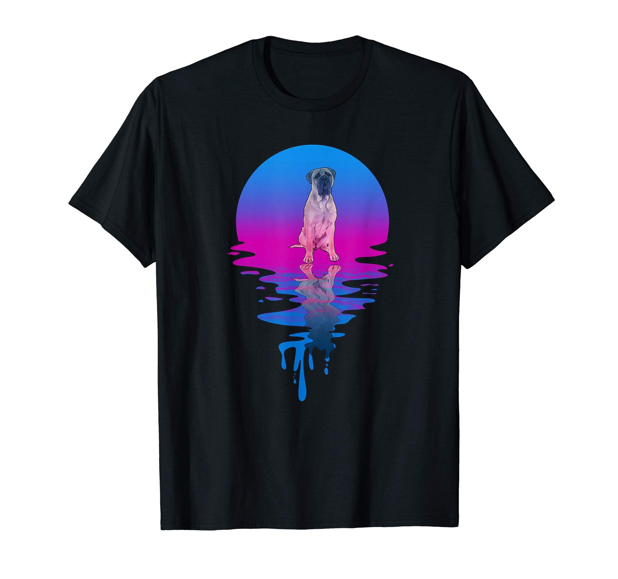 Sunset Bullmastiff T-Shirt - Graphic Print for Adults - T-Shirt, Sweatshirt, Hoodie