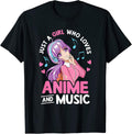 Manga Anime Girl Music Lover - Adult & Kids T-Shirts, Sweatshirts & Hoodies apparel design preview 1