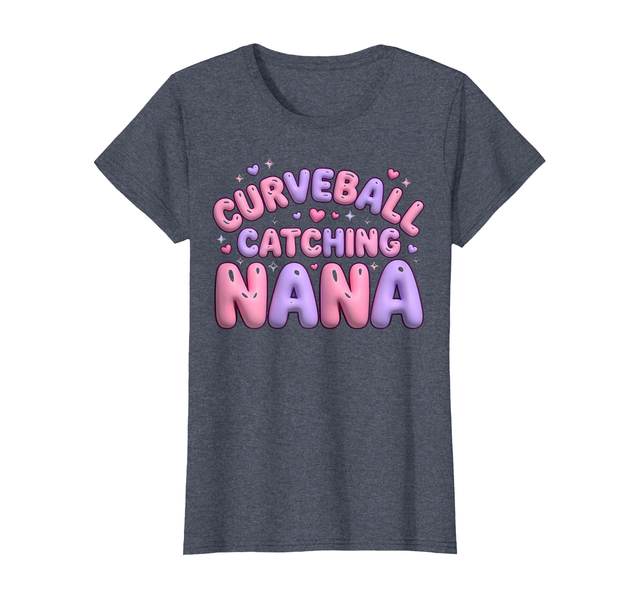 Curveball Catching Nana Baseball T-Shirt - Casual Everyday Wear Unisex - T-Shirt, Sweatshirt, Hoodie