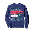 Mama Mommy Mom Bruh Baseball Mom Game Sweatshirt - Unique Graphic Unisex - T-Shirt, Sweatshirt, Hoodie