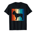 French Bulldog Stripes 60S 70S 80 T-Shirt - Custom Art Print Unisex - T-Shirt, Sweatshirt, Hoodie