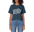 Philly Outline Script T-Shirt - Casual Everyday Wear for Adults - T-Shirt, Sweatshirt, Hoodie
