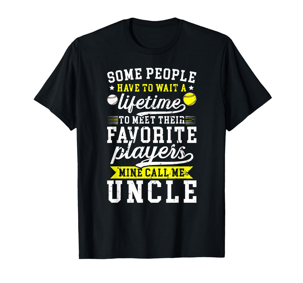 Favorite Players Call Me Uncle Softball T-Shirt - Trendy Graphic Unisex - T-Shirt, Sweatshirt, Hoodie