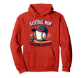 Baseball Mom Coaching Advisor Hoodie - Fun Novelty Design Men Women - T-Shirt, Sweatshirt, Hoodie