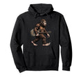 Bigfoot Electric Guitar Sasquatch Rock Hoodie - Graphic Print Unisex - T-Shirt, Sweatshirt, Hoodie
