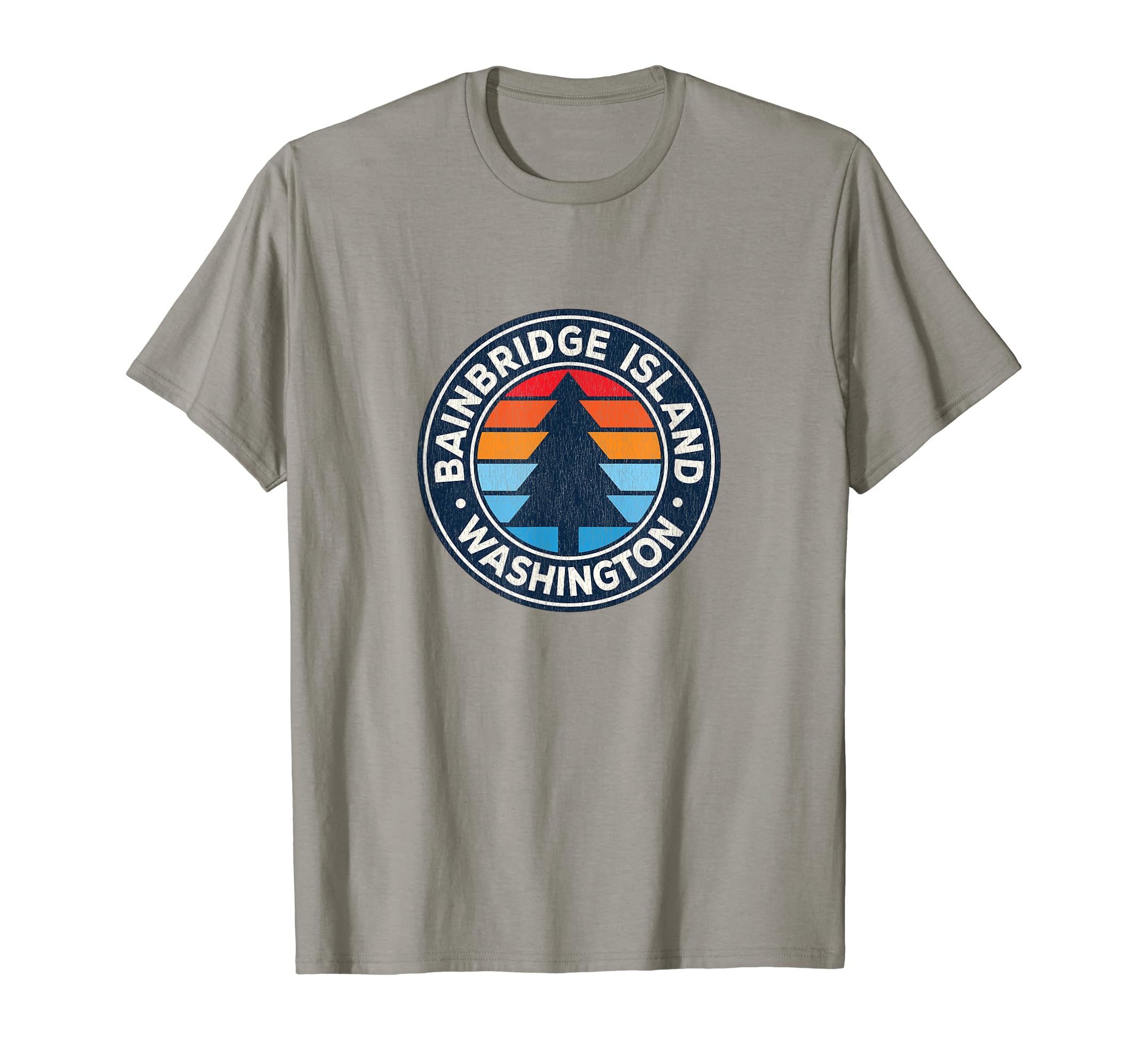 Bainbridge Island Washington Wa 70S T-Shirt - Graphic Print Men Women - T-Shirt, Sweatshirt, Hoodie
