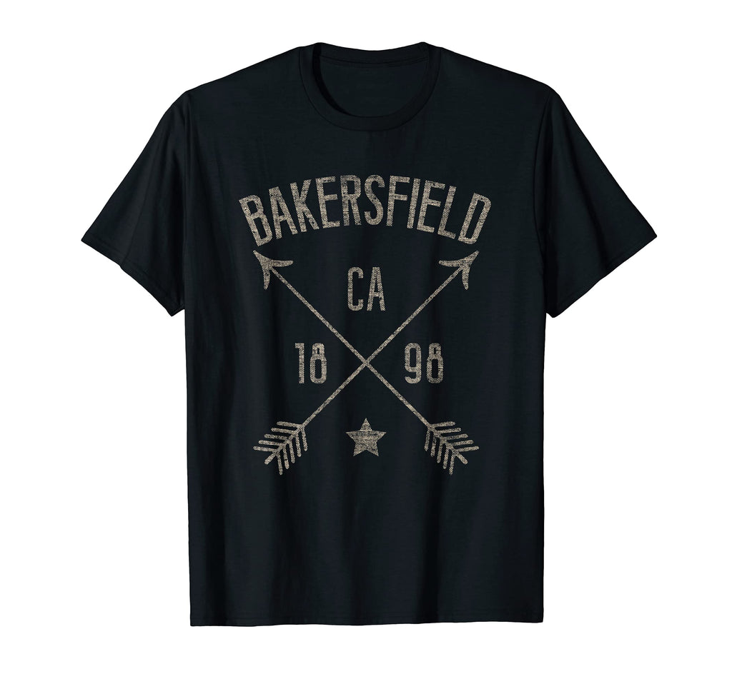 Bakersfield Ca Distressed Home City T-Shirt - Graphic Print Unisex - T-Shirt, Sweatshirt, Hoodie