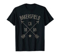 Bakersfield Ca Distressed Home City T-Shirt - Graphic Print Unisex - T-Shirt, Sweatshirt, Hoodie