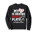 Proud Baseball Catcher Mom Baseball Sweatshirt - Unique Graphic Men Women - T-Shirt, Sweatshirt, Hoodie