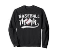 Baseball Mom Mama Funny Baseball Sweatshirt - Aesthetic Graphic for Adults - T-Shirt, Sweatshirt, Hoodie