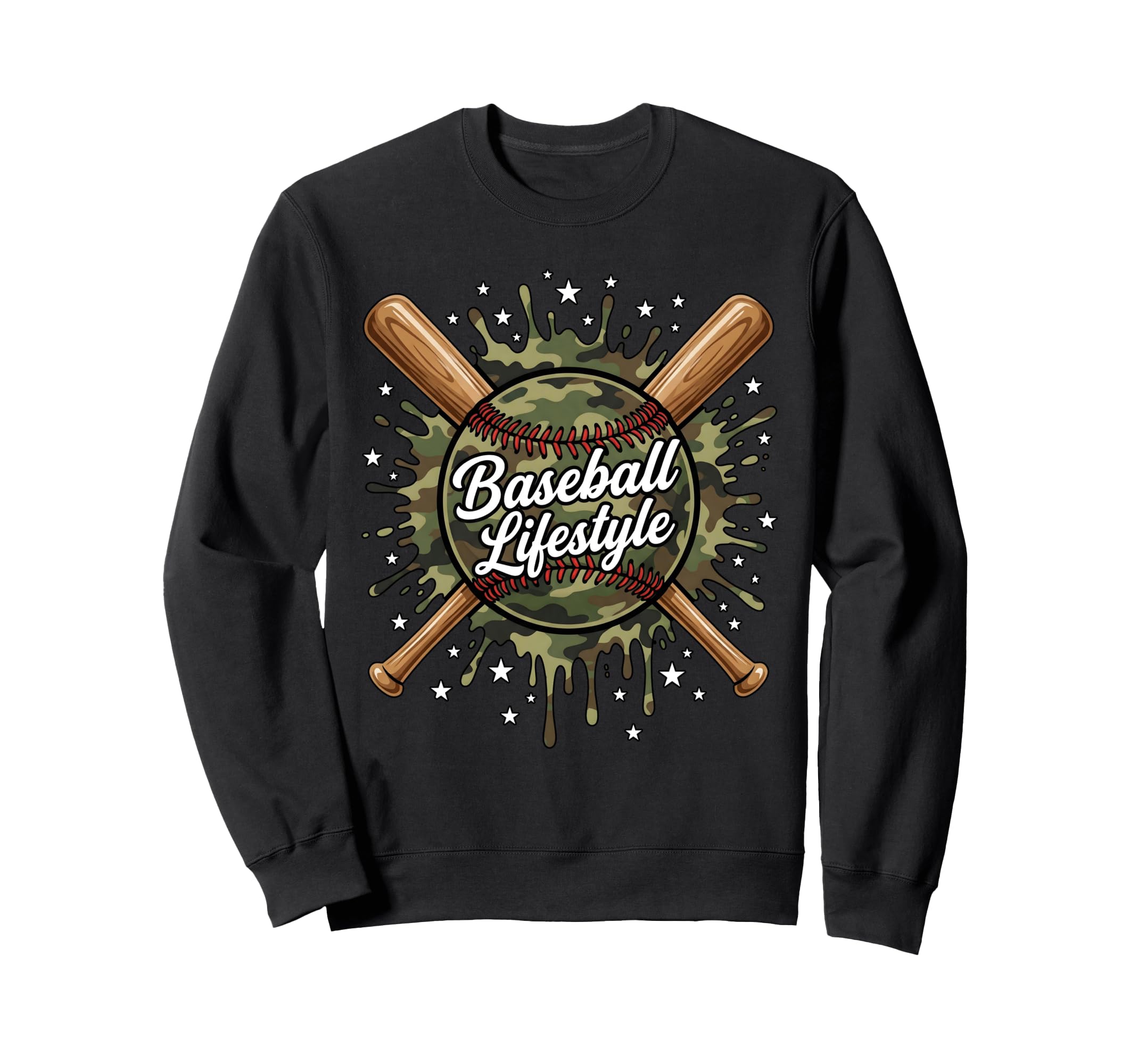 Baseball Lifestyle Sports Dad Sweatshirt - Casual Everyday Wear Men Women - T-Shirt, Sweatshirt, Hoodie