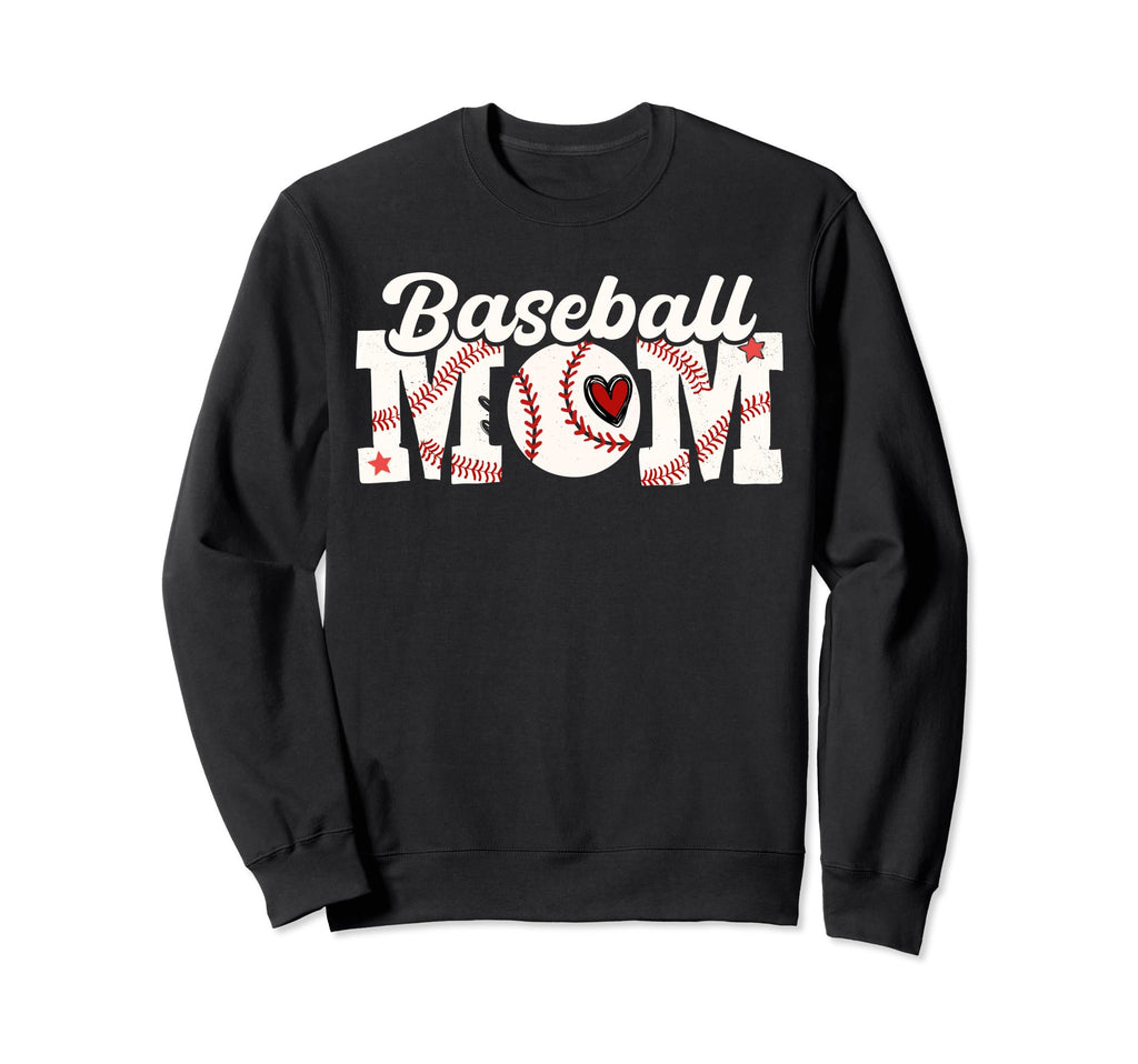 Baseball Mom Mama Mothers Day Funny Sweatshirt - Fun Novelty Design Unisex - T-Shirt, Sweatshirt, Hoodie