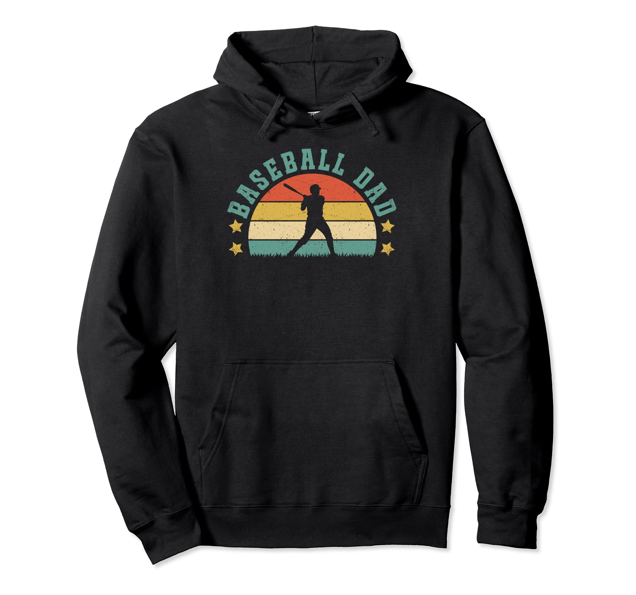 Baseball Softball Fathers Day Dad Hoodie - Unique Graphic for Adults - T-Shirt, Sweatshirt, Hoodie