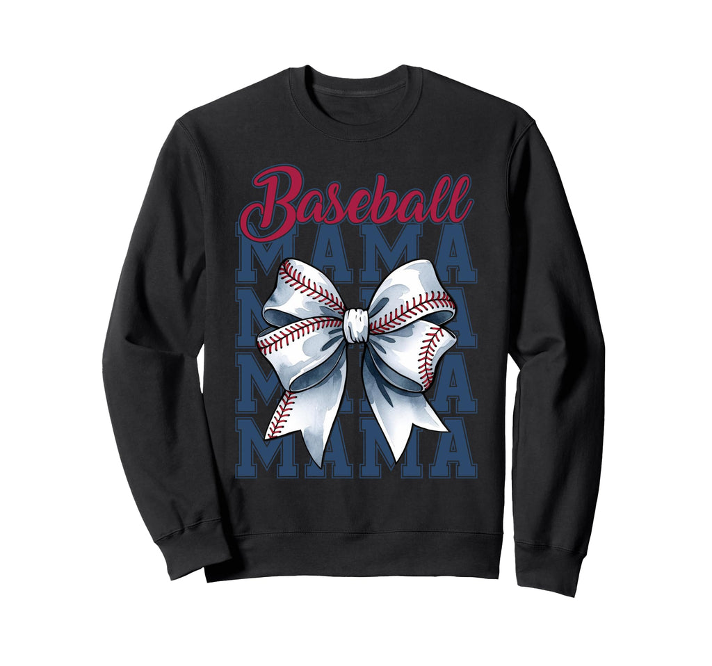 Baseball Mama Coquette Checkered Sweatshirt - Unique Graphic for Adults - T-Shirt, Sweatshirt, Hoodie