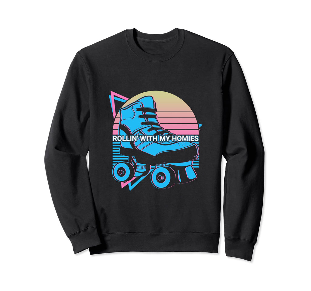 Roller Skate Roller Skating Sweatshirt - Minimalist Print for Adults - T-Shirt, Sweatshirt, Hoodie