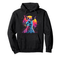 Kangaroo Vaporwave Aesthetic Synthwave Hoodie - Aesthetic Graphic Unisex - T-Shirt, Sweatshirt, Hoodie