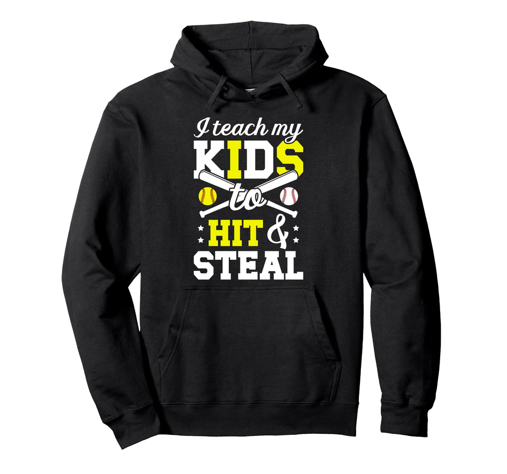 Baseball Softball Dad Funny Hoodie - Casual Everyday Wear for Adults - T-Shirt, Sweatshirt, Hoodie
