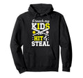 Baseball Softball Dad Funny Hoodie - Casual Everyday Wear for Adults - T-Shirt, Sweatshirt, Hoodie