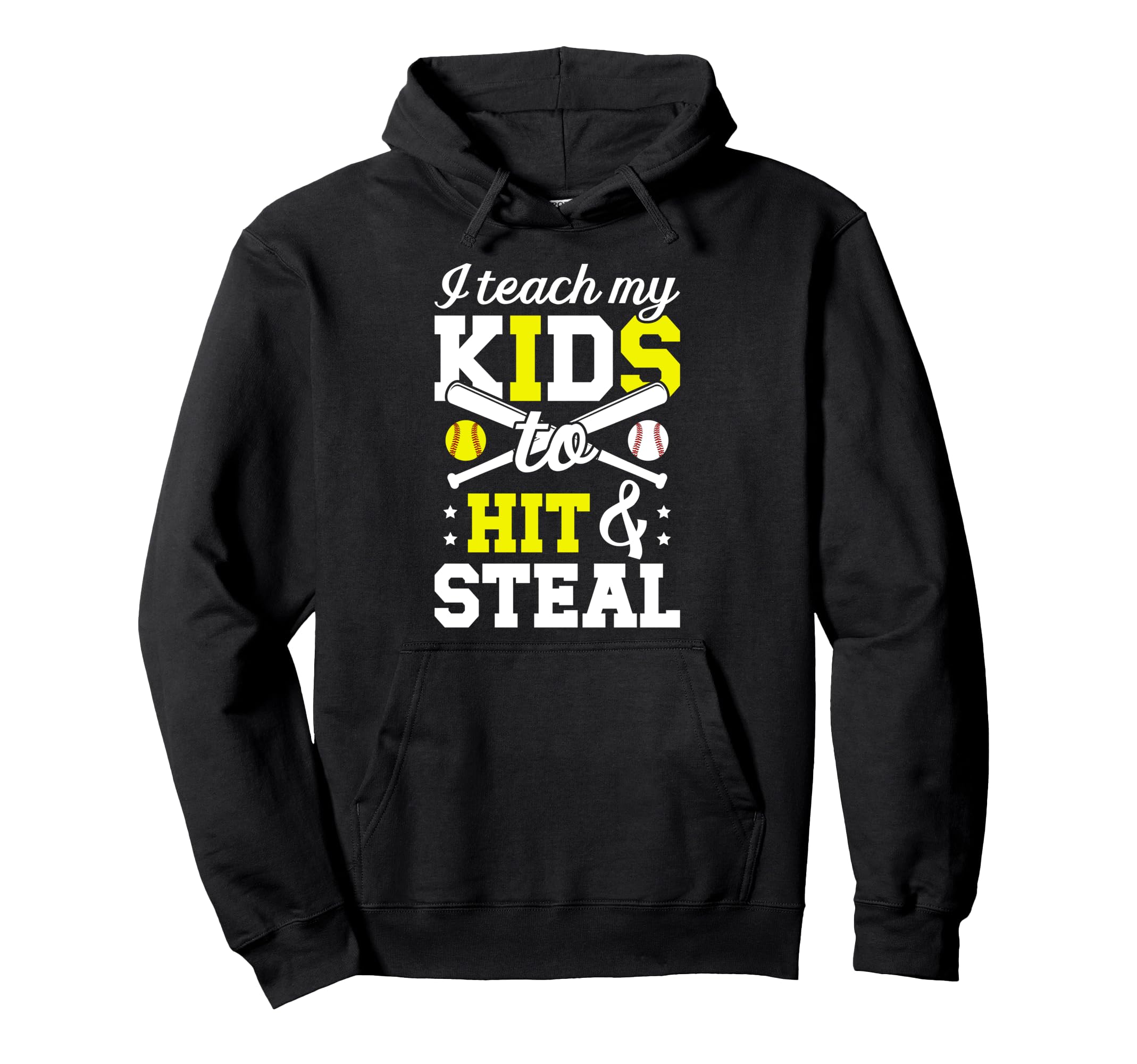 Baseball Softball Dad Funny Hoodie - Casual Everyday Wear for Adults - T-Shirt, Sweatshirt, Hoodie