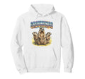 Groundhog 70S 90S Groundhog Animal Hoodie - Custom Art Print for Adults - T-Shirt, Sweatshirt, Hoodie