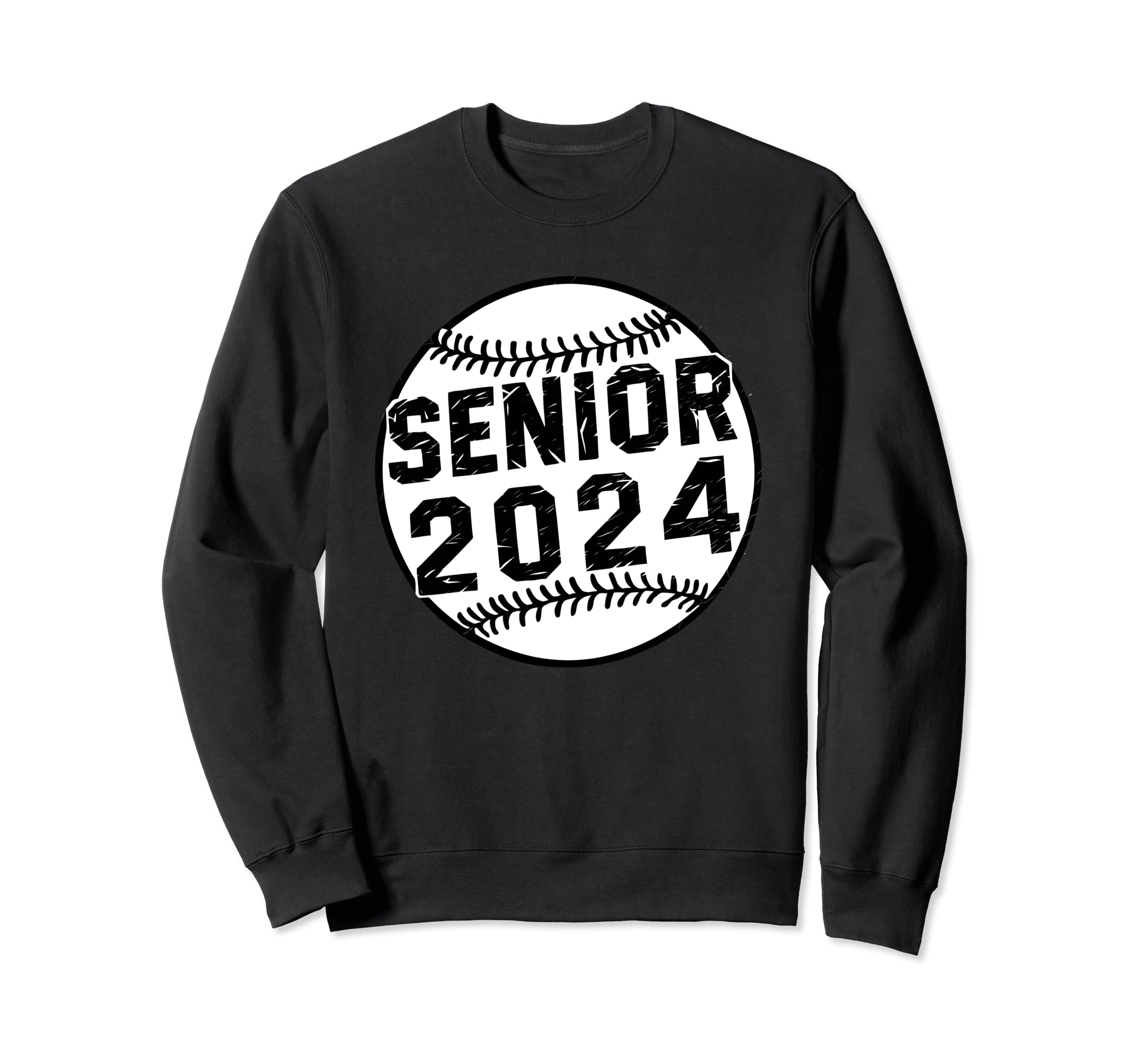 Class 2024 Senior Baseball Mens Sweatshirt - Trendy Graphic for Adults - T-Shirt, Sweatshirt, Hoodie