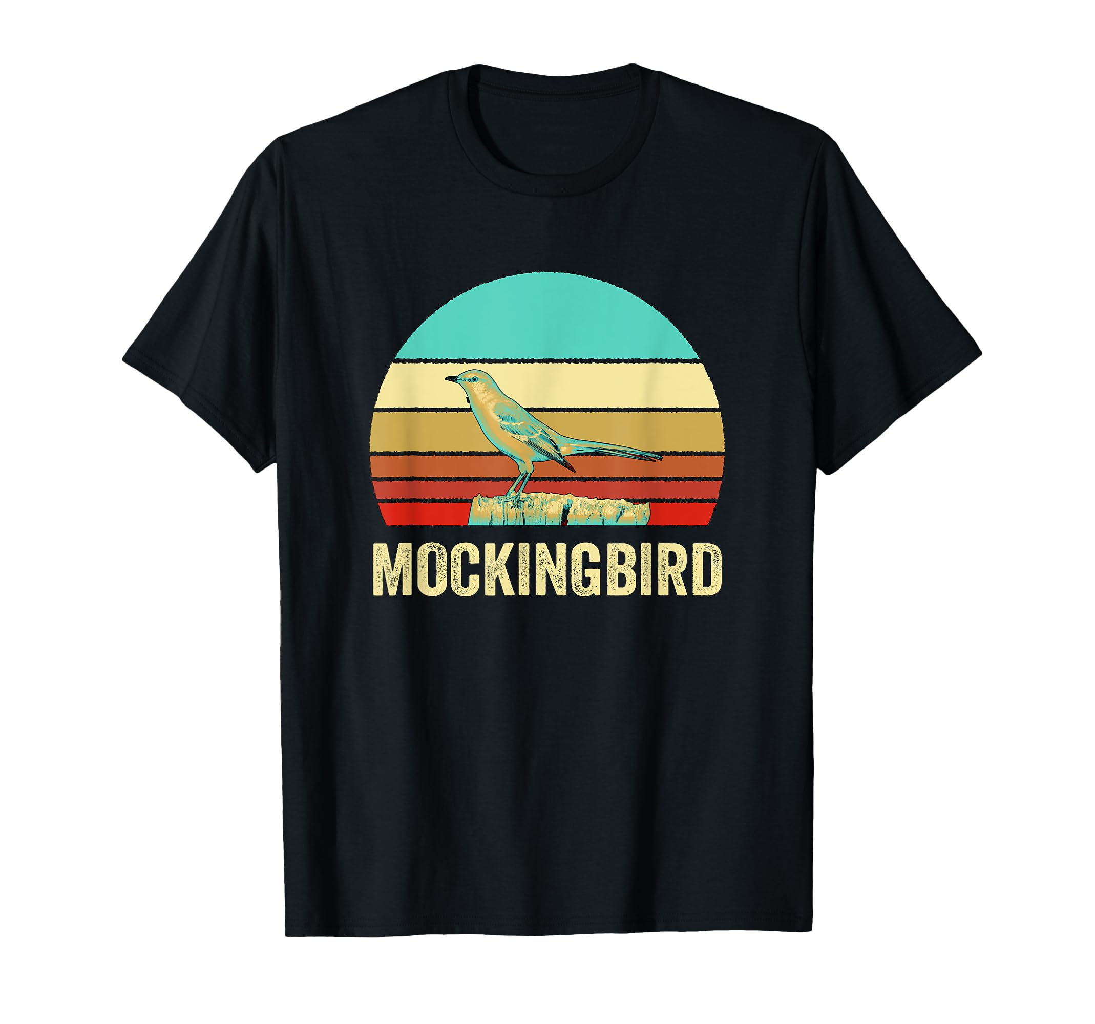Sunset Mockingbird T-Shirt - Aesthetic Graphic for Adults - T-Shirt, Sweatshirt, Hoodie