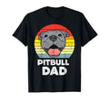 Pitbull Dad Sunset Pittie Pitty Pet T-Shirt - Custom Art Print for Adults - T-Shirt, Sweatshirt, Hoodie