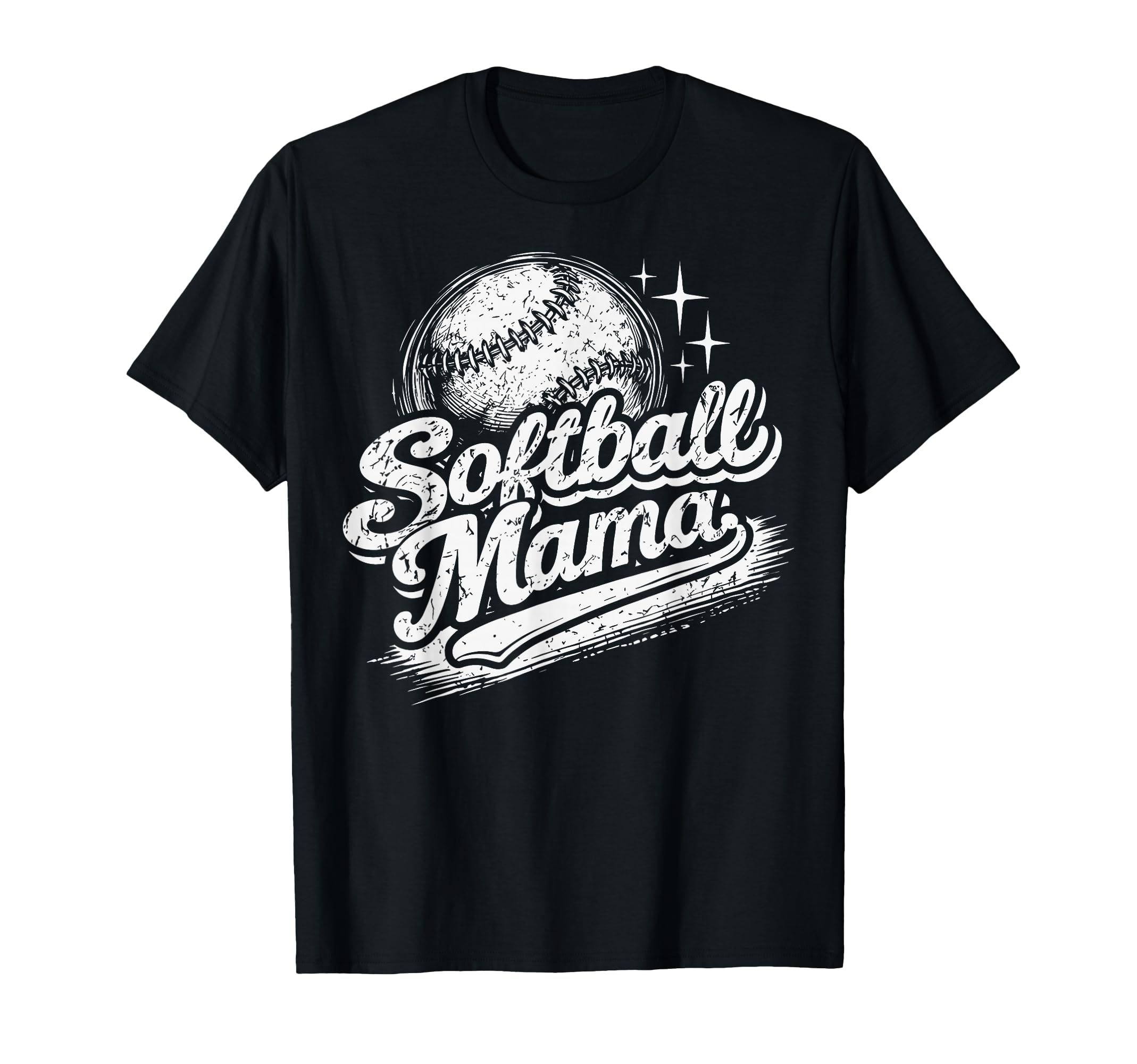 Softball Mama Baseball Mom Game Day T-Shirt - Casual Everyday Wear Unisex - T-Shirt, Sweatshirt, Hoodie