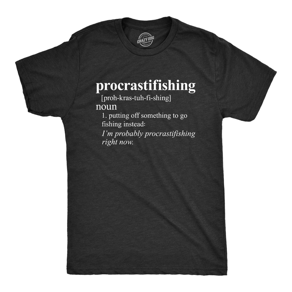 Procrastifishing Men's - Adult & Kids T-Shirts, Sweatshirts & Hoodies apparel design preview 1